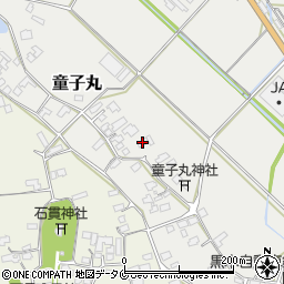 宮崎県西都市童子丸598周辺の地図