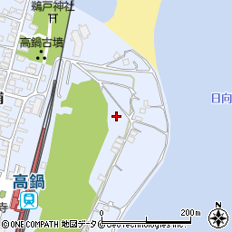 宮崎県児湯郡高鍋町蚊口浦周辺の地図