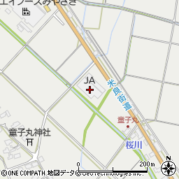 宮崎県西都市童子丸161周辺の地図