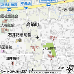 宮崎県高鍋町（児湯郡）高鍋町周辺の地図