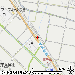 宮崎県西都市童子丸180周辺の地図