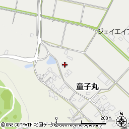 宮崎県西都市童子丸636周辺の地図