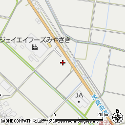 宮崎県西都市童子丸168周辺の地図