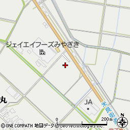 宮崎県西都市童子丸175周辺の地図