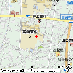 宮崎オートガラスグループ児湯店周辺の地図