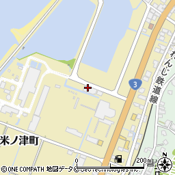 鹿児島県出水市米ノ津町55-7周辺の地図