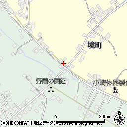 鹿児島県出水市境町249周辺の地図