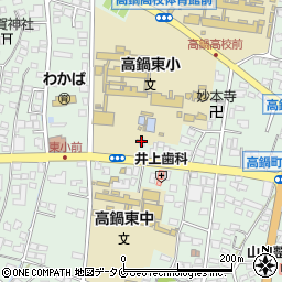 菖蒲池天神宮周辺の地図