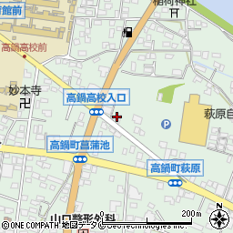 トヨタレンタリース宮崎高鍋店周辺の地図