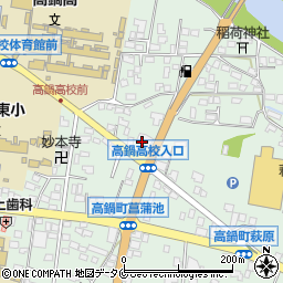 うどん処 寿司処 小丸新茶屋 高鍋本店周辺の地図
