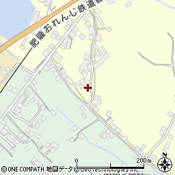 鹿児島県出水市境町212周辺の地図