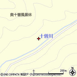 十曽川周辺の地図