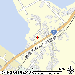 鹿児島県出水市境町122周辺の地図