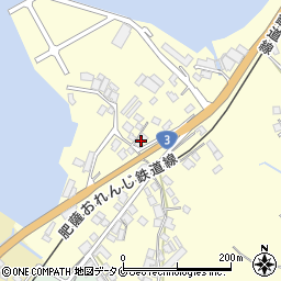 鹿児島県出水市境町80周辺の地図