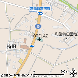 ＨＯＴＥＬ　ＡＺ宮崎高鍋店周辺の地図