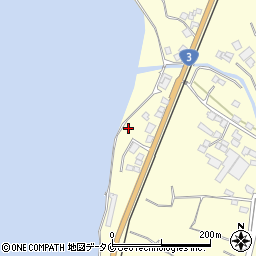 鹿児島県出水市境町611周辺の地図