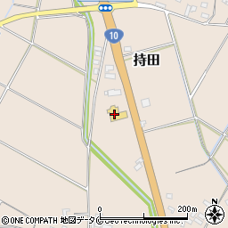宮崎トヨタ自動車高鍋店周辺の地図