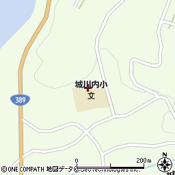 長島町立城川内小学校周辺の地図