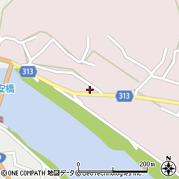 宮崎県西都市穂北135周辺の地図