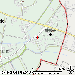 宮崎県児湯郡木城町椎木5843周辺の地図