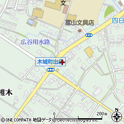 木城町　放課後児童クラブ周辺の地図