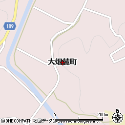 熊本県人吉市大畑麓町周辺の地図
