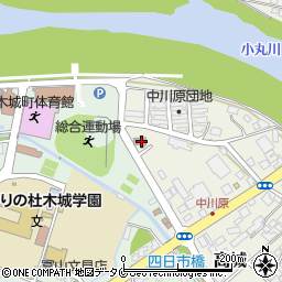 木城郵便局周辺の地図