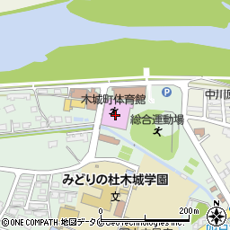 木城町体育館周辺の地図