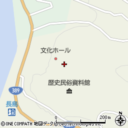 長島町役場教育委員会　社会教育課周辺の地図
