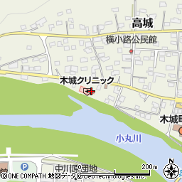 木城クリニック周辺の地図