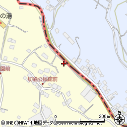 鹿児島県出水市境町1958周辺の地図