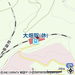大畑駅周辺の地図