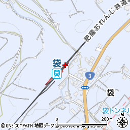 熊本県水俣市周辺の地図