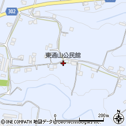東通山公民館周辺の地図