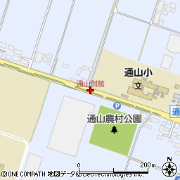 通山別館周辺の地図
