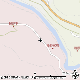 熊本県水俣市薄原桜野327周辺の地図