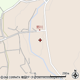 熊本県水俣市長崎（野川）周辺の地図