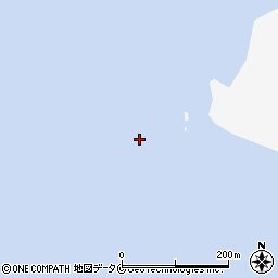 ビシャコ瀬周辺の地図