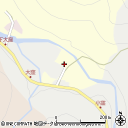熊本県水俣市南福寺大窪周辺の地図