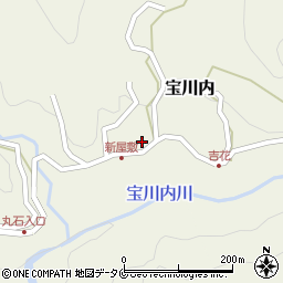 熊本県水俣市宝川内本屋敷周辺の地図