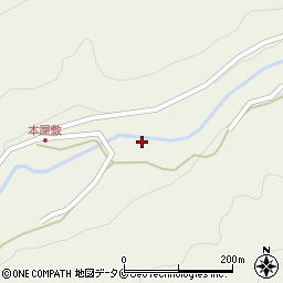 熊本県水俣市宝川内吐合889周辺の地図