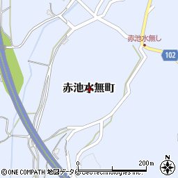 熊本県人吉市赤池水無町周辺の地図