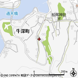 熊本県天草市牛深町190周辺の地図