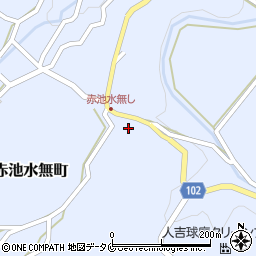 熊本県人吉市赤池水無町1254周辺の地図