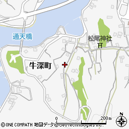 熊本県天草市牛深町154周辺の地図