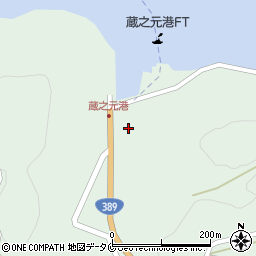 鹿児島県出水郡長島町蔵之元3707周辺の地図