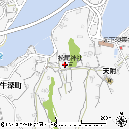 熊本県天草市牛深町3409周辺の地図