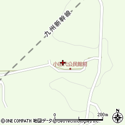 熊本県水俣市江添周辺の地図