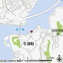 熊本県天草市牛深町19-6周辺の地図