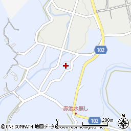 熊本県人吉市赤池水無町722周辺の地図